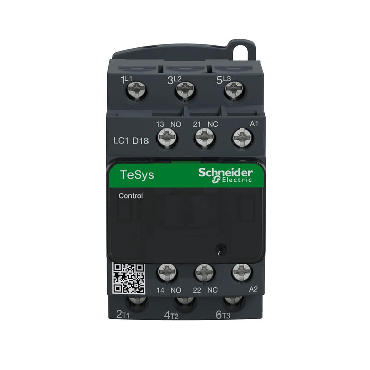 Schneider Electric | LC1D18P7 - Leistungsschütz, 3p+1S+1Ö, 7,5kW/400V/AC3, 18A, Spule 230V 50/60Hz 1