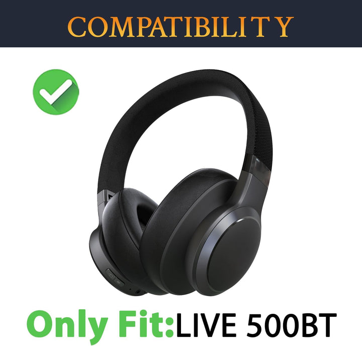 SOULWIT Kühlgel Ersatzpolster Ersatz Ohrpolster für JBL Live 500BT/Live 500 BT Over-Ear Wireless Kop