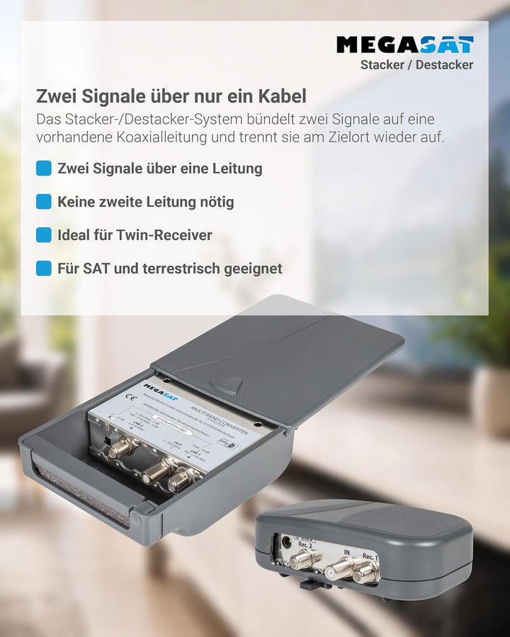 MEGASAT Stacker - Destacker Einkabel Konverter STACKERDESTACKER