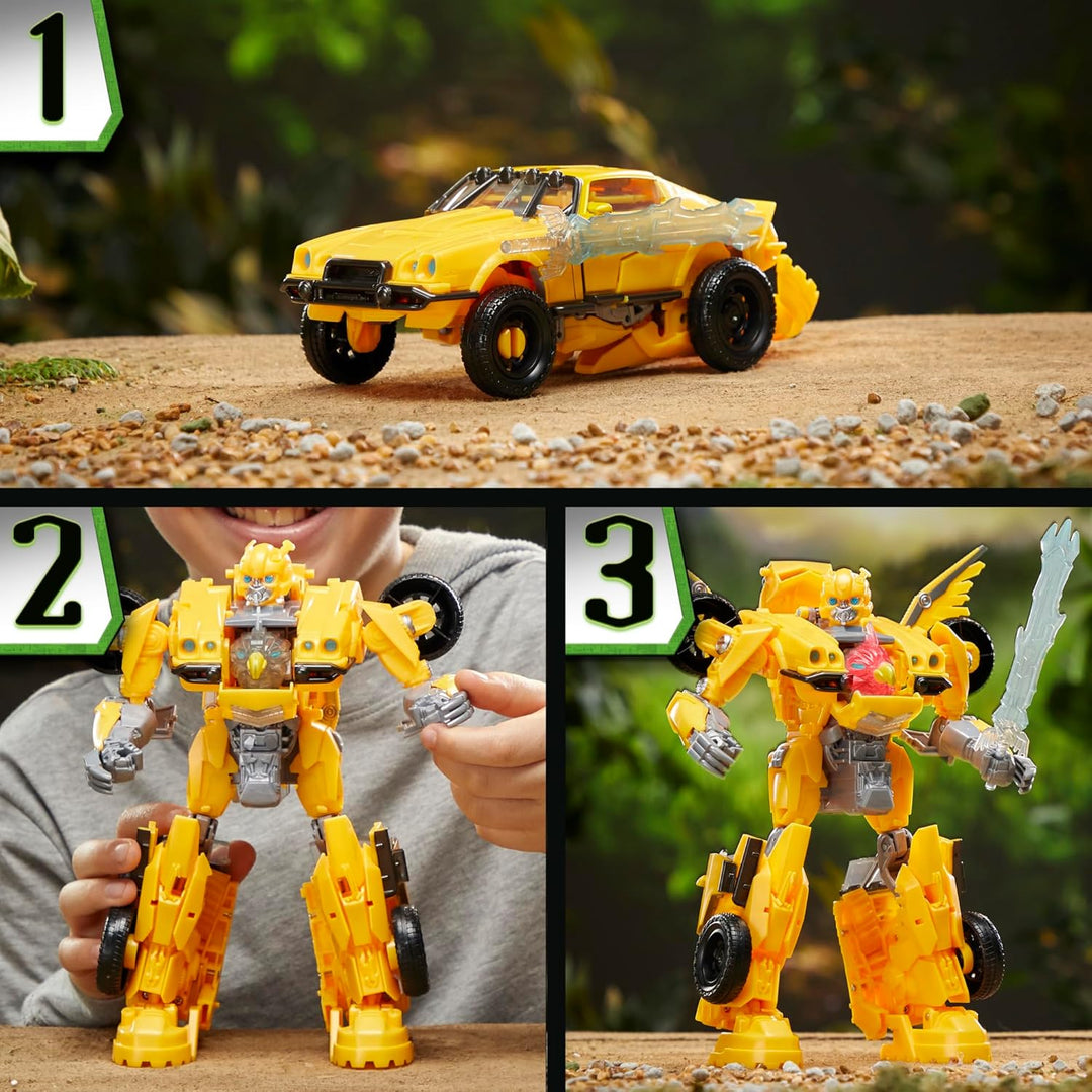 Transformers Spielzeug zum Film Aufstieg der Bestien, Beast-Mode Bumblebee Action-Figur ab 6 Jahren,
