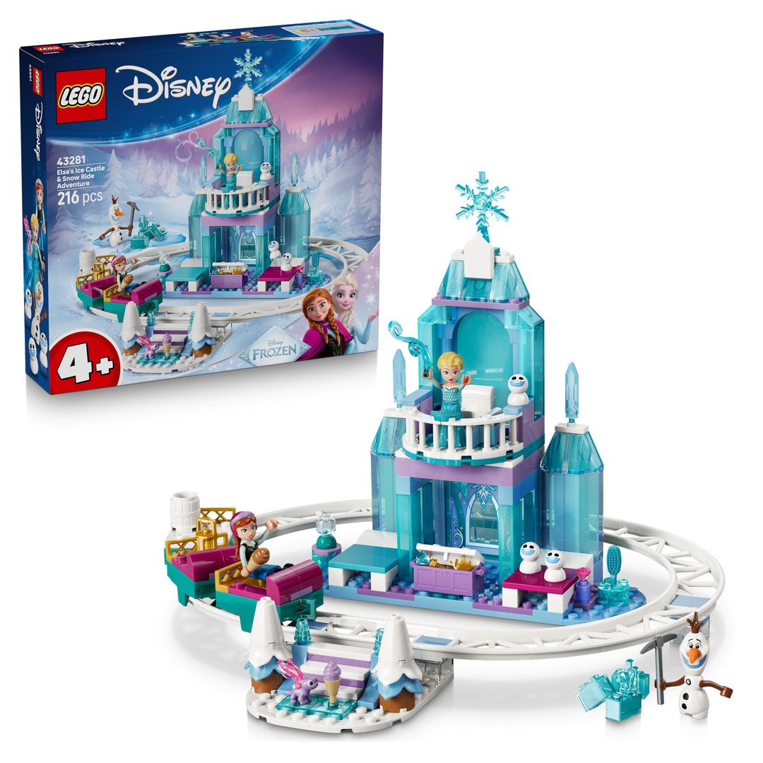 LEGO ǀ Disney Frozen Elsas Schlittenfahrt um den Eispalast - Spielzeug inkl. Anna- und ELSA-Minipupp