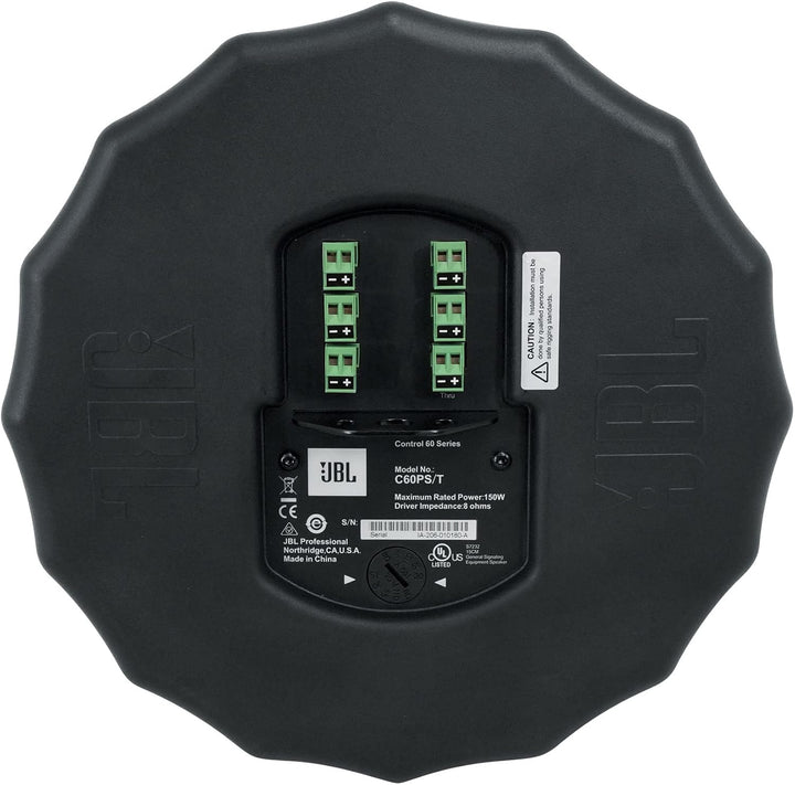 JBL Professioneller C60PS/T Hängender Subwoofer mit passiver Frequenzweiche, schwarz, paarweise Schw