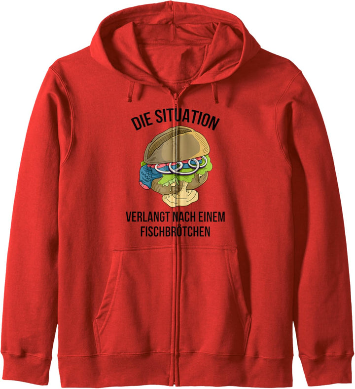 Fischbrötchen Norddeutschland Plattdeutsch Ostsee Möwen Kapuzenjacke