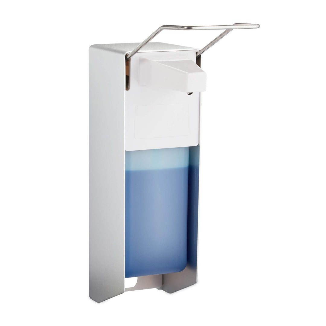 10 x Eurospender, 1000 ml, Desinfektionsmittel, Seife, Ellenbogen-Hebel, Wandbefestigung, Hygienespe