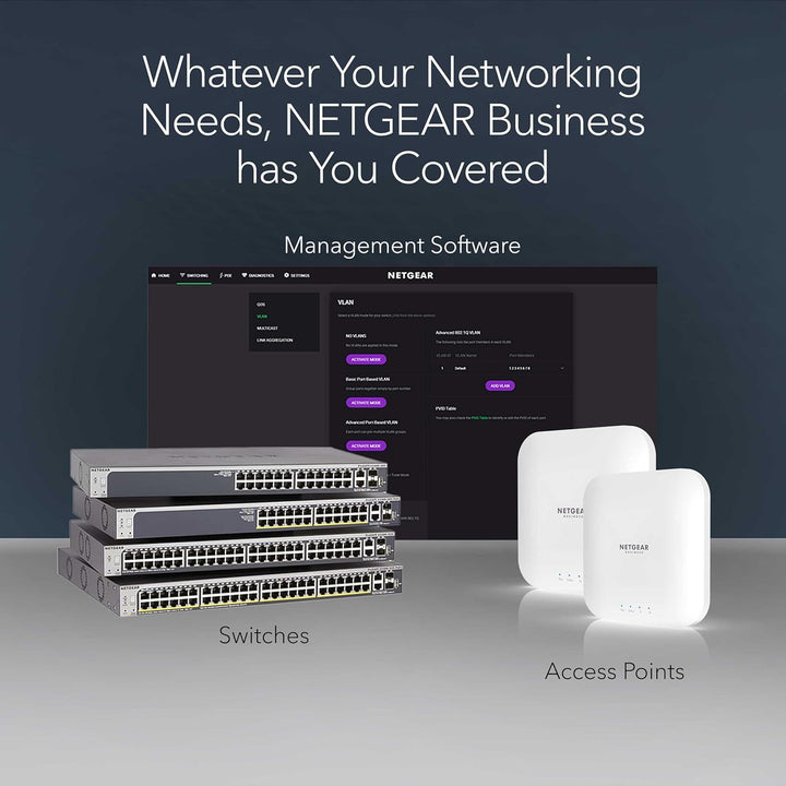 Netgear gs605uk Gigabit Smart Managed Plus Switch, ProSafe lebenslangen Schutz (GS105Ev2) schwarz Un
