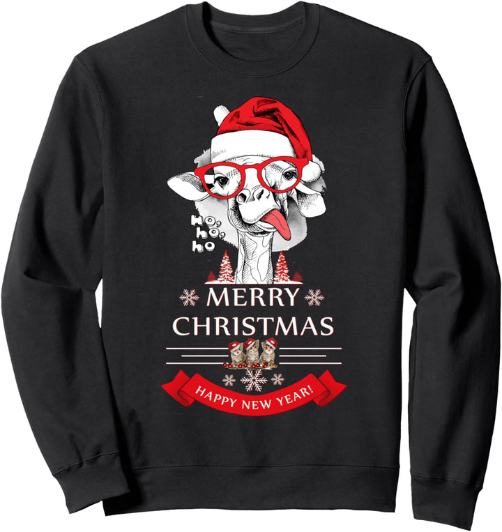 Lustiges Weihnachtshemd Weihnachten ho-ho-ho Sweatshirt