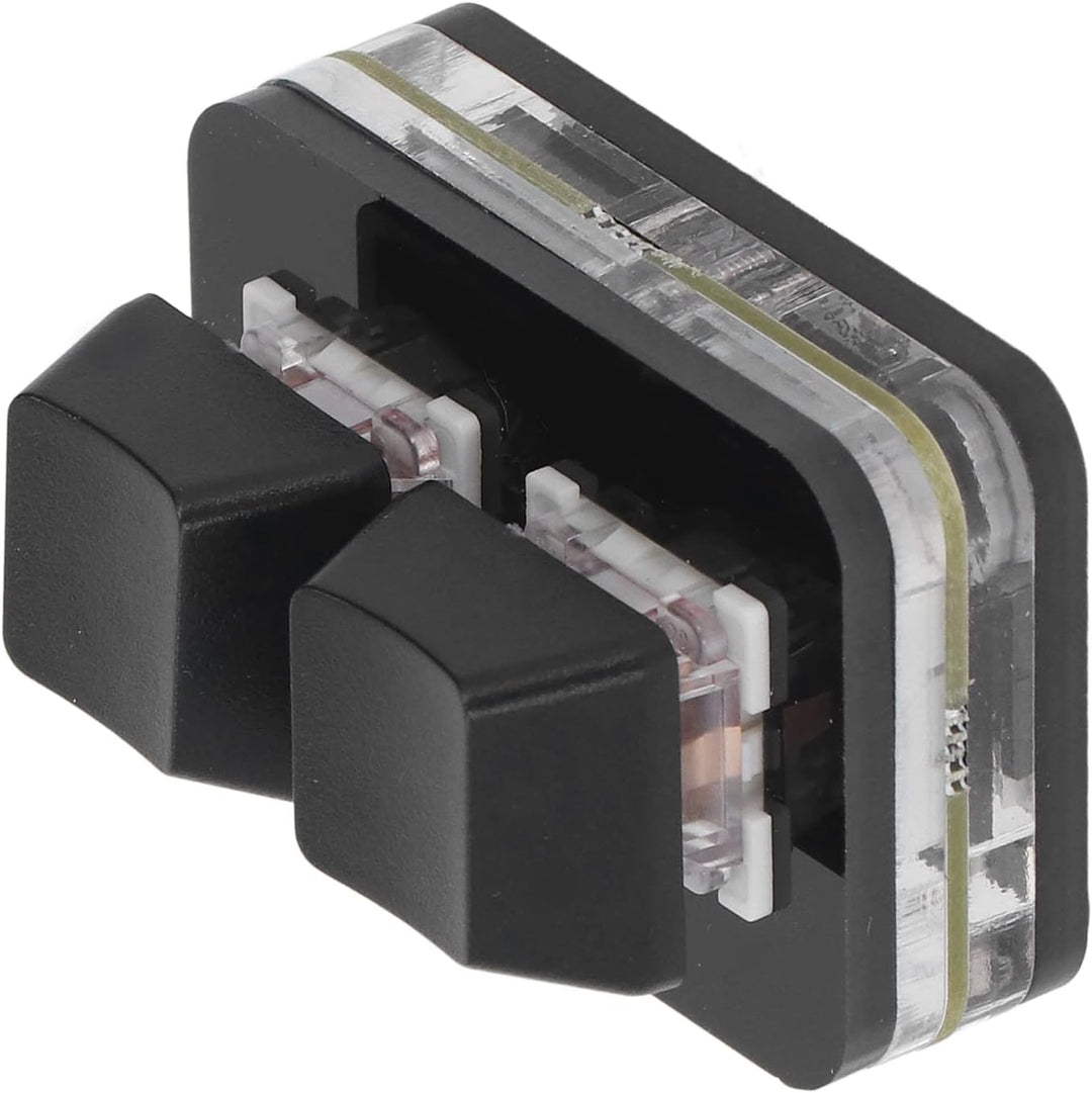 2 Tasten Tastatur für OSU, USB Gaming Tastatur mit Rotem Achsenschalter, Mechanische Mini Hotswap Ta