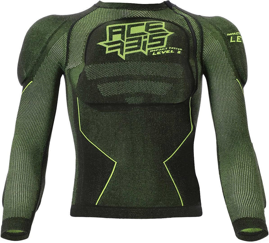 Acerbis Unisex Geschirr Bruststück X-Fit Future Kid Level 2, Schwarz/Gelb, S-M