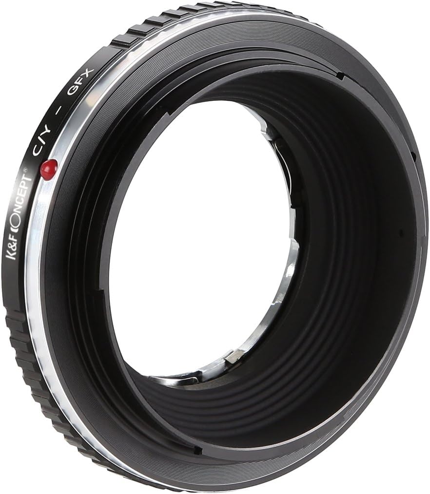 K&F Concept® C/Y - GFX Objektivadapter, Objektiv Adapterring für Contax/Yashica Objektiv auf Fujifil