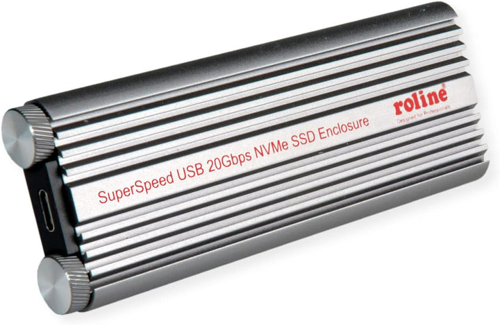 ROLINE Externes SSD-Gehäuse, M.2, NVMe zu USB 3.2 Gen 2x2 Typ C