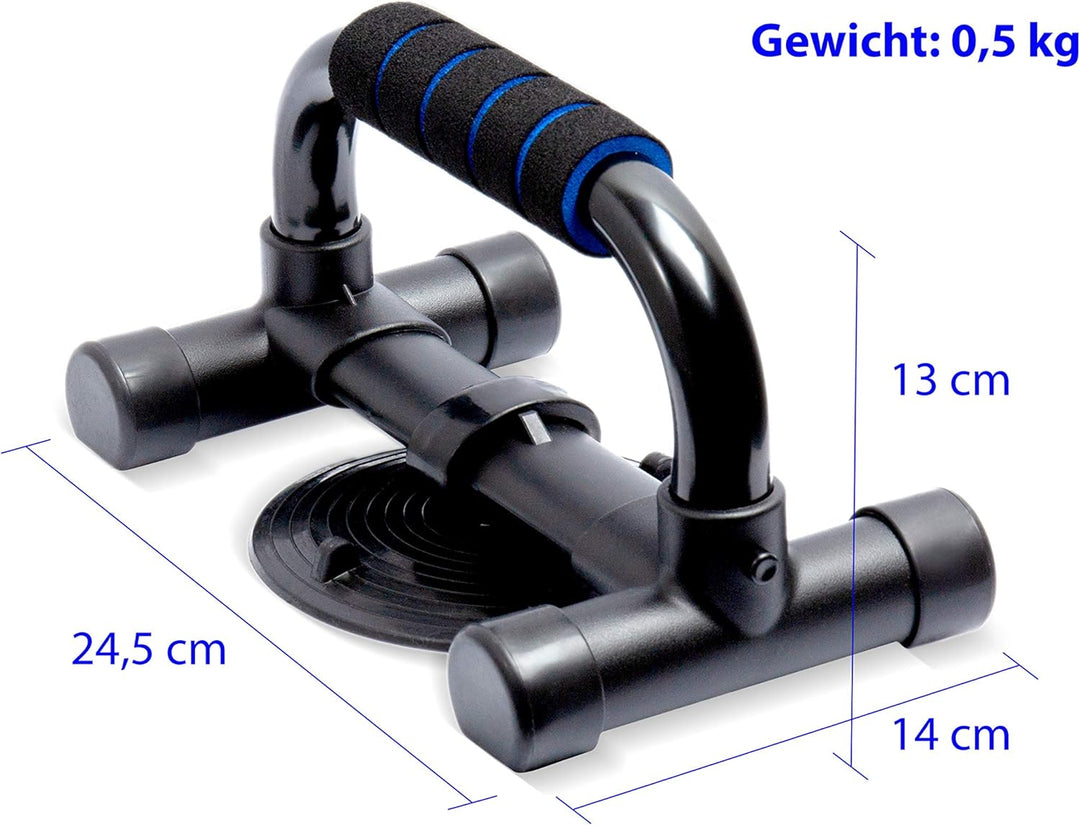 DUOMAXWIN Liegestützgriffe - Anti Rutsch Beschichtung - Push Up Bars aus Solidem Metall Pushup Handl