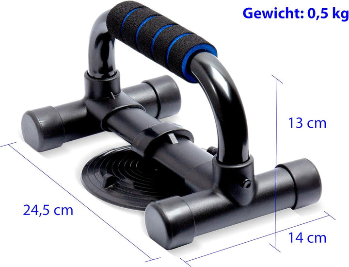 DUOMAXWIN Liegestützgriffe - Anti Rutsch Beschichtung - Push Up Bars aus Solidem Metall Pushup Handl