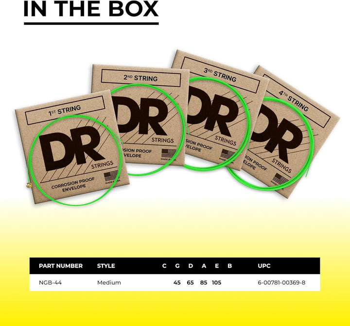 DR STRINGS NGB45 Saiten, Original Version, 1 pack Single, Single