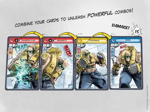 Plotmaker Games - Combo Fighter: Plotmaker Edition - Pack 1 - Kartenspiel - 1 bis 4 Spieler - Ab 14