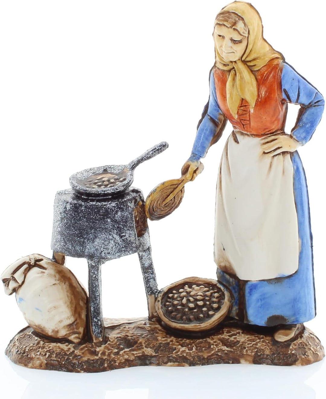 Moranduzzo Set 3 Berufe für Krippe 8 cm Massstab 1:22 - Unzerstörbare Krippenfiguren - Stil 700', Ha