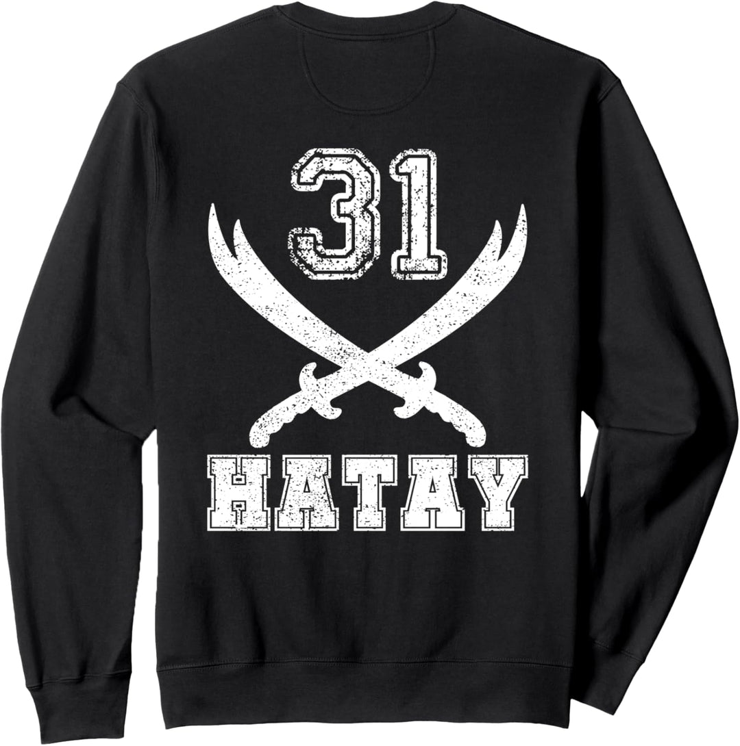 Hatay 31 Nummernschild Zülfikar Memleket Geschenk Türkei Sweatshirt