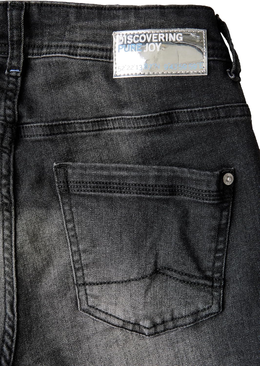 Cecil Damen Slim Fit Jeans 26W / 30L Dark Grey Washed, 26W / 30L Dark Grey Washed