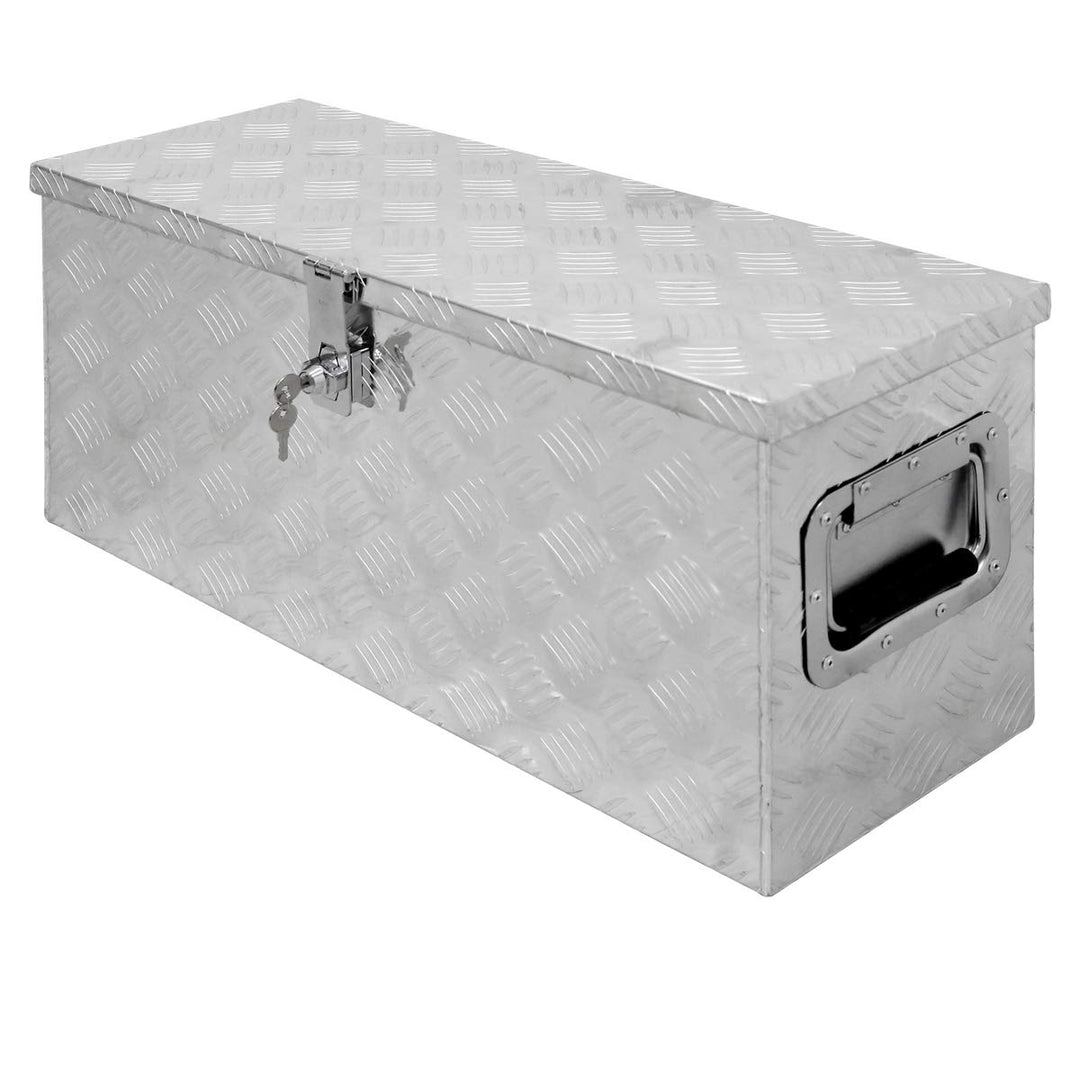 ECD Germany Alu Werkzeugkasten 73 x 24 x 32 cm - abschliessbar - Werkzeugkoffer Werkzeugkiste Werkze