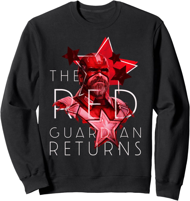 Marvel Black Widow The Red Guardian Returns Stars Sweatshirt
