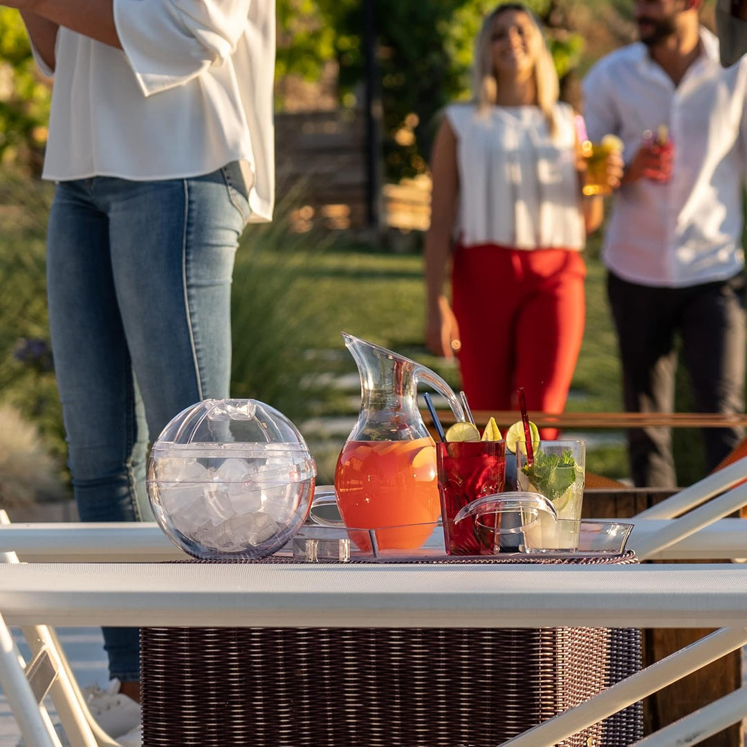 Guzzini - Happy Hour, Karaffe - Transparent, 17 x 13,5 x h26,5 cm | 1600 cc - 23430000, Transparent