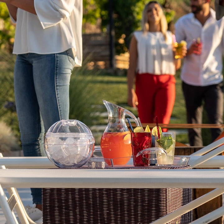 Guzzini - Happy Hour, Karaffe - Transparent, 17 x 13,5 x h26,5 cm | 1600 cc - 23430000, Transparent
