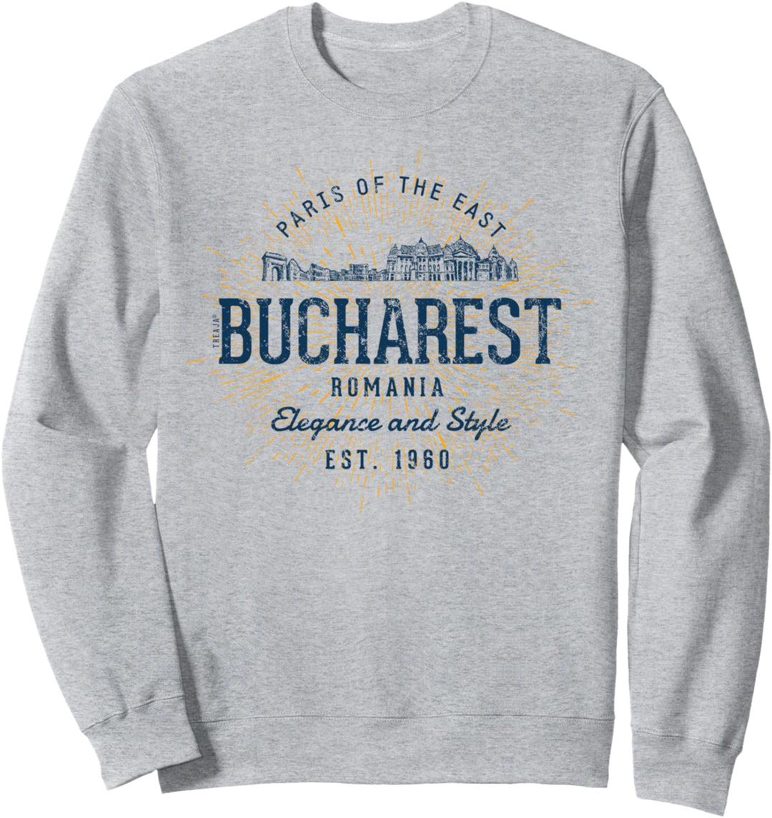 Rumänien Retro stil Vintage Bukarest Sweatshirt