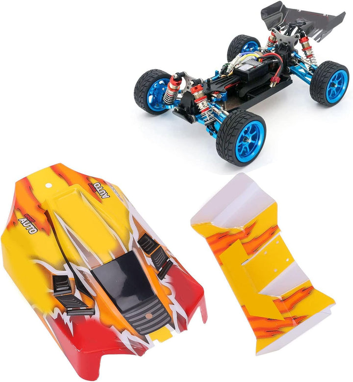 Dilwe RC Car Body Shell, PVC-Fernbedienung Car Shell Upgrade-Teile für WLtoys 144001 144010 1/14 RC