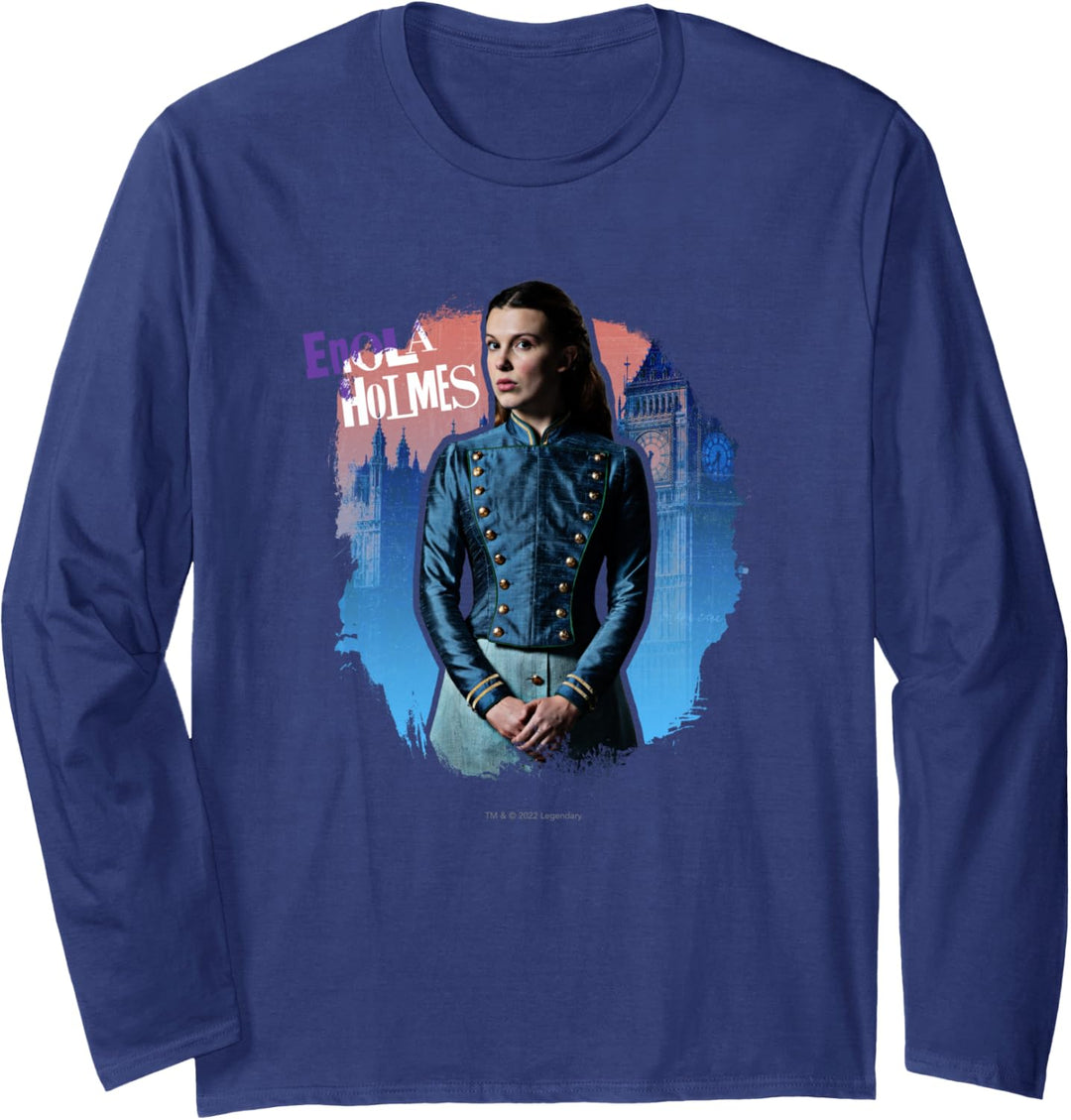 Enola Holmes – Enola (Millie Bobby Brown) in London Langarmshirt