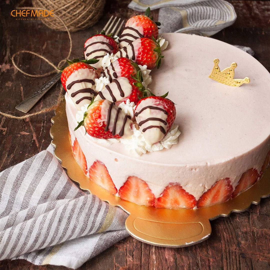 CHEFMADE Runde Kuchen Pan, 8-zoll mit Abnehmbare Lose Bottom Nicht-Stick Chiffon Backformen für Ofen