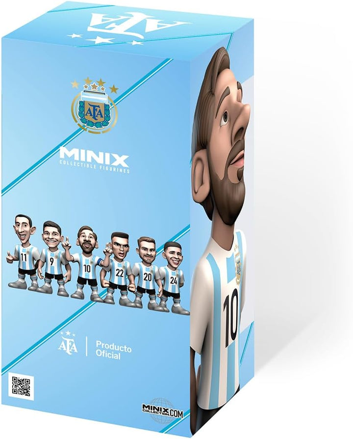 MINIX - Football Stars #173 – AFA Argentinien – Messi 10 – Sammelfigur, 12 cm