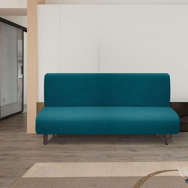 Granbest wasserdichte Armlose Futon Abdeckung, Hoher Stretch Futon Schutz für Faltendes Schlafsofa A