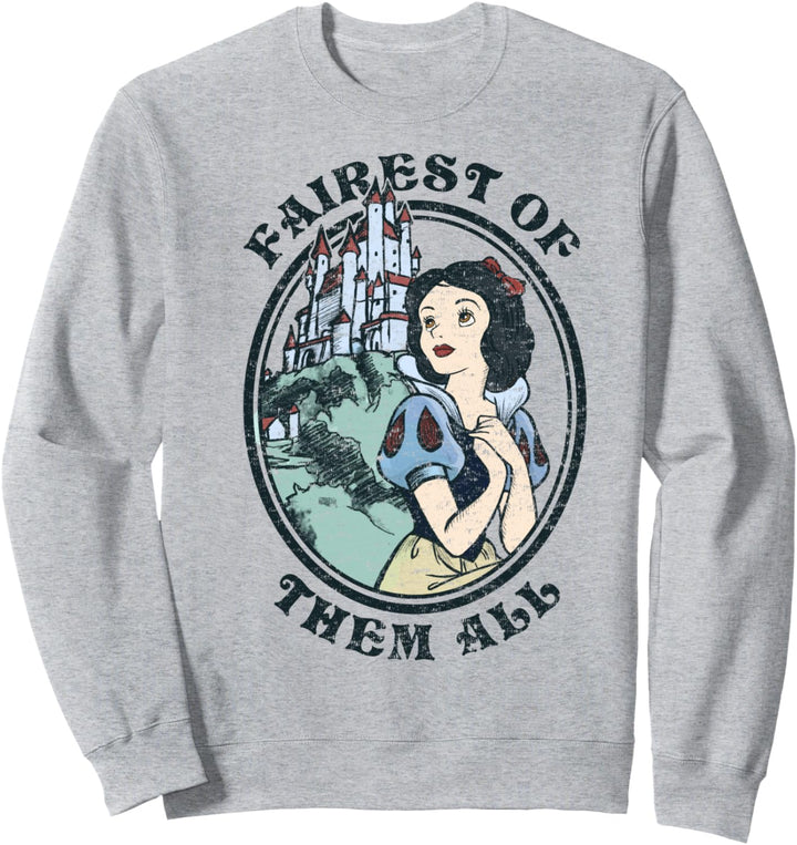 Disney Snow White Fairest Of Them All Vintage Portrait Sweatshirt