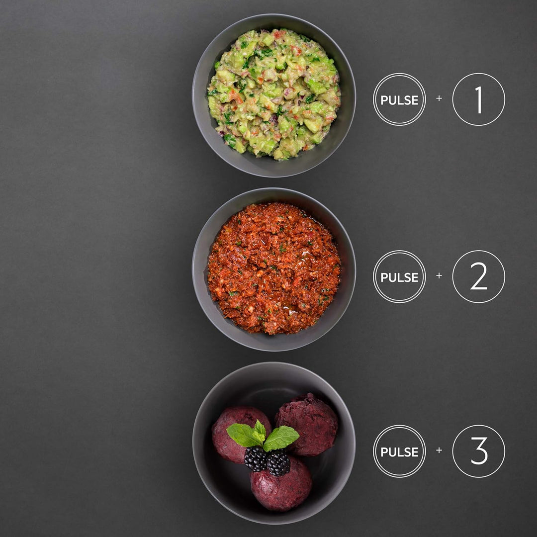 AEG TB7-1-6WWM Standmixer / Geschwindigkeitsanpassung / 3 Stufen / 4 Rezeptprogramme / Pulsfunktion