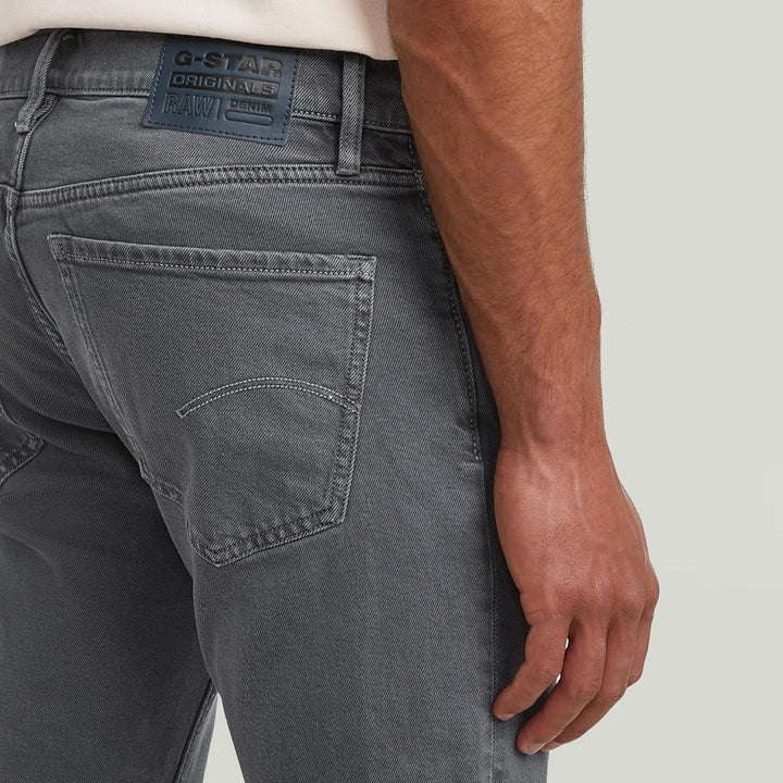G-Star Raw Herren Jeans Mosa Straight Jeans 26W / 30L Mehrfarben (India Ink/Folkstone Gray Double Dy