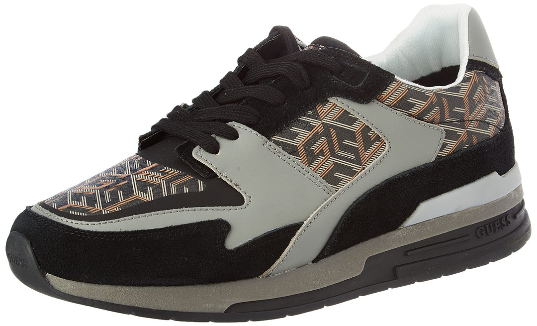 GUESS Herren Enna Sneaker 45 EU Schwarz, 45 EU Schwarz