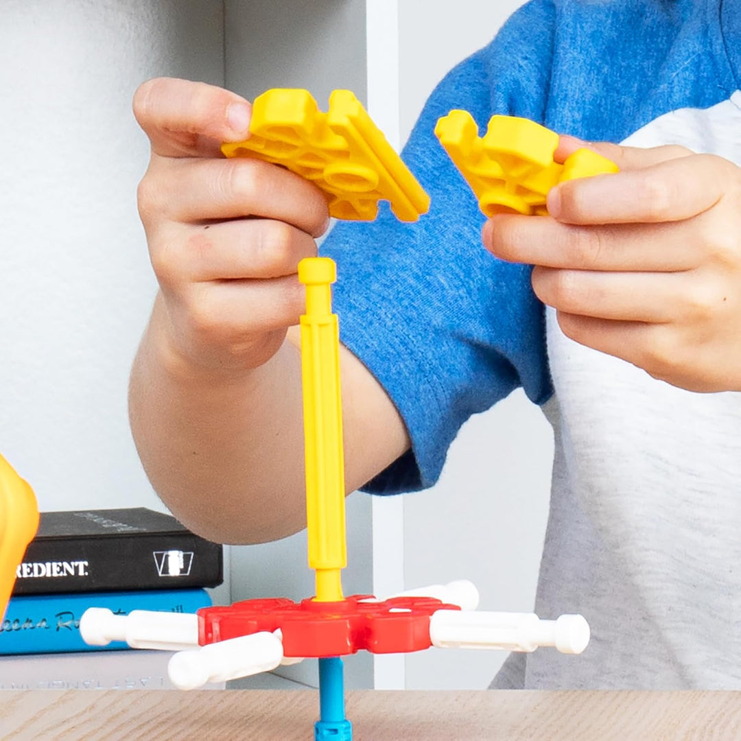 Build A Bunch-Set, Kid K'NEX, Basic Fun, 85422A, Konstruktionsspielzeug für Kinder, Tierfiguren und