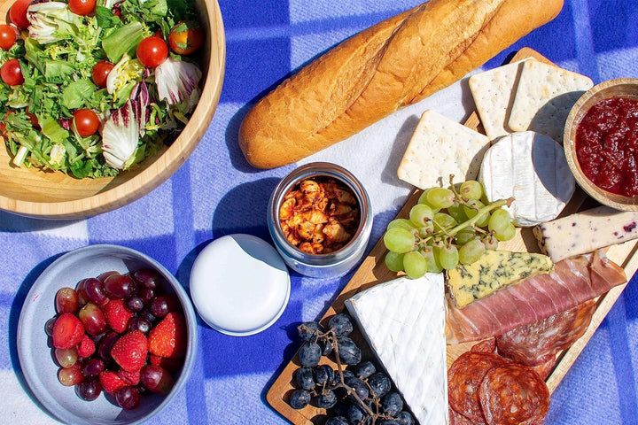 Pioneer Thermo-Speisegefäss 0,58 L mit Löffel, Edelstahl Doppelwandig Vakuum-Isolierbehälter 8 Stund