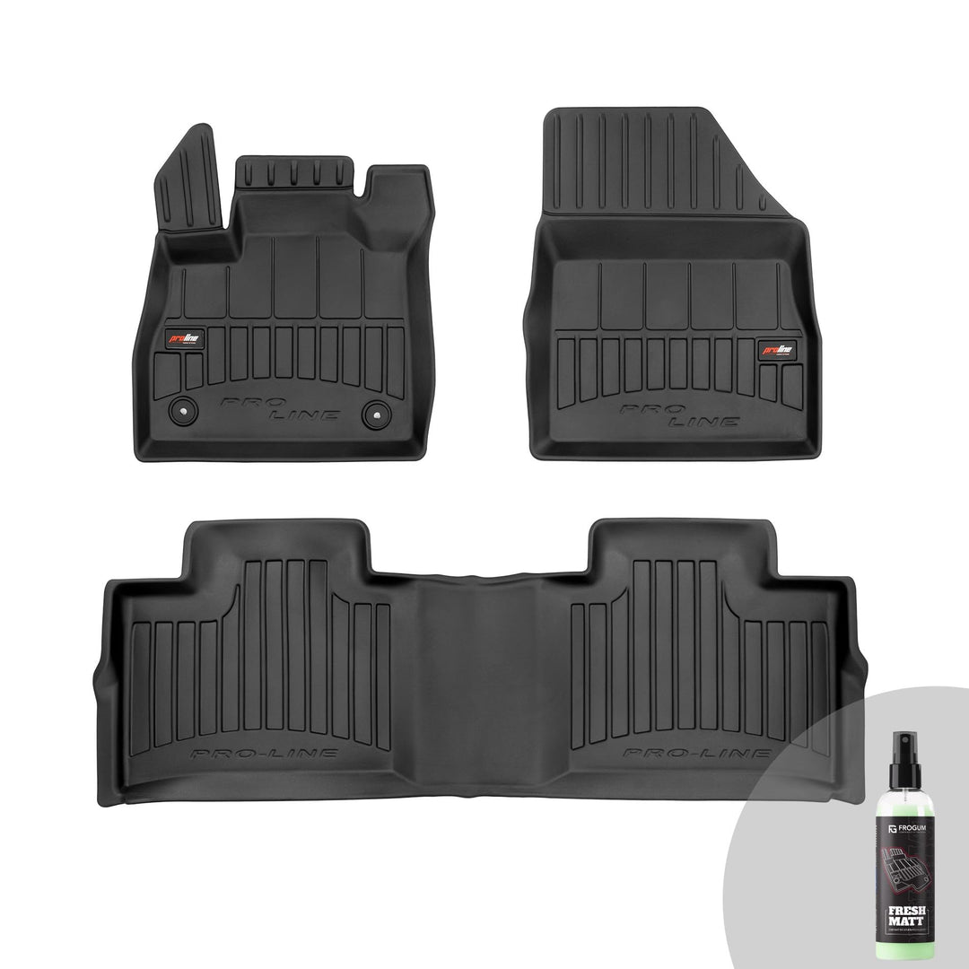 FROGUM ProLine 3D Gummimatten Exklusiven Auto Fussmatten Autofussmatten für Renault Espace V ab 2014