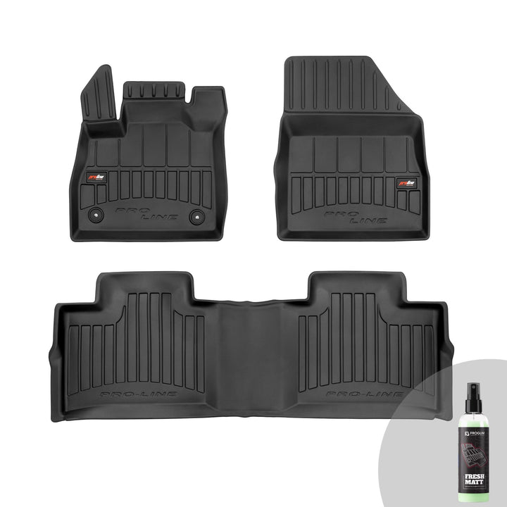 FROGUM ProLine 3D Gummimatten Exklusiven Auto Fussmatten Autofussmatten für Renault Espace V ab 2014