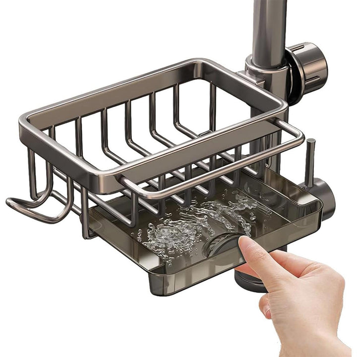 Spülbecken Organizer Edelstahl, Kitchen Sink Organizer Over Faucet, Spülbecken Ablage Spüle Organize