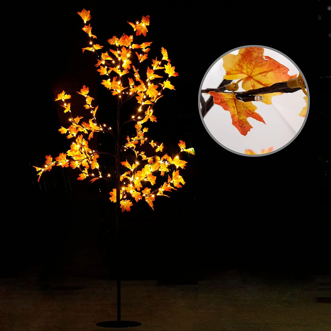 CCLIFE LED Ahorn Baum 150 180 cm innen Aussen Weihnachten Christbaum Lichterbaum warmweiss Kaltweiss