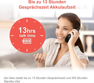 VTech CS1450 DECT Schnurloses Telefon mit Anrufbeantworter, Freisprecheinrichtung, Anrufersperre, An