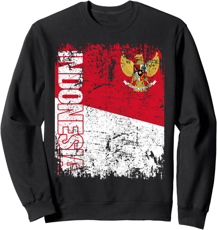 INDONESIEN Flagge | Damen Herren Kinder INDONESIEN Sweatshirt