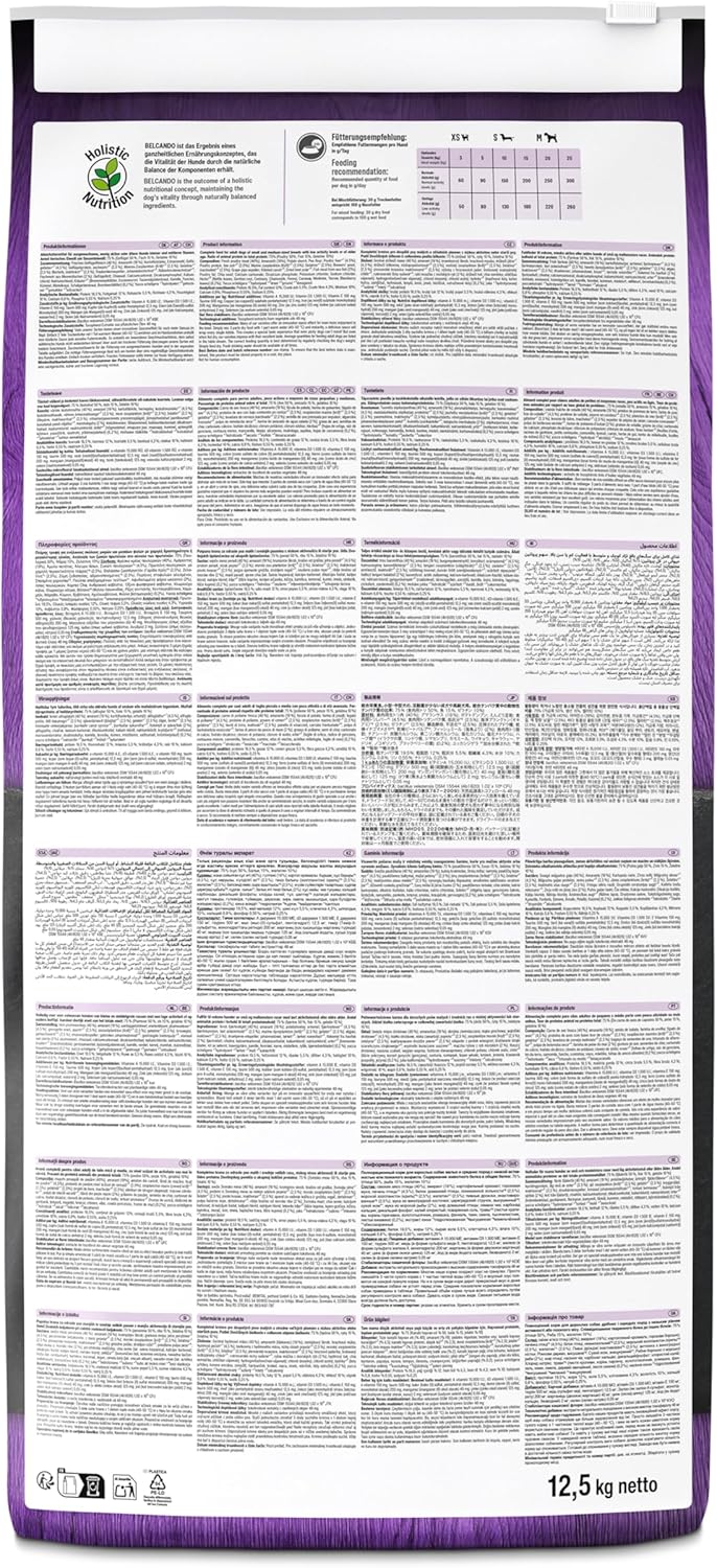 Belcando Finest GF Senior [12,5 kg] getreidefreies Hundefutter | Trockenfutter für empfindliche älte