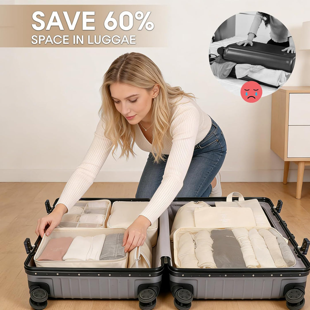 MosaiRudo 8-teilig Koffer Organizer Set, Packing Cubes, Packwürfel für Urlaub &amp; Business,Reise Organ