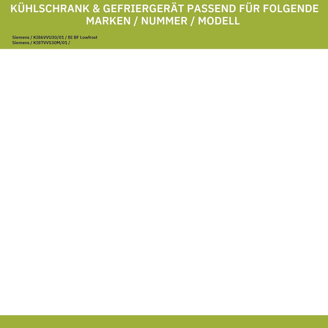 Schubladenblende kompatibel mit SIEMENS 11013058 für BigBox Gefrierschrank KühlGefrierKombination