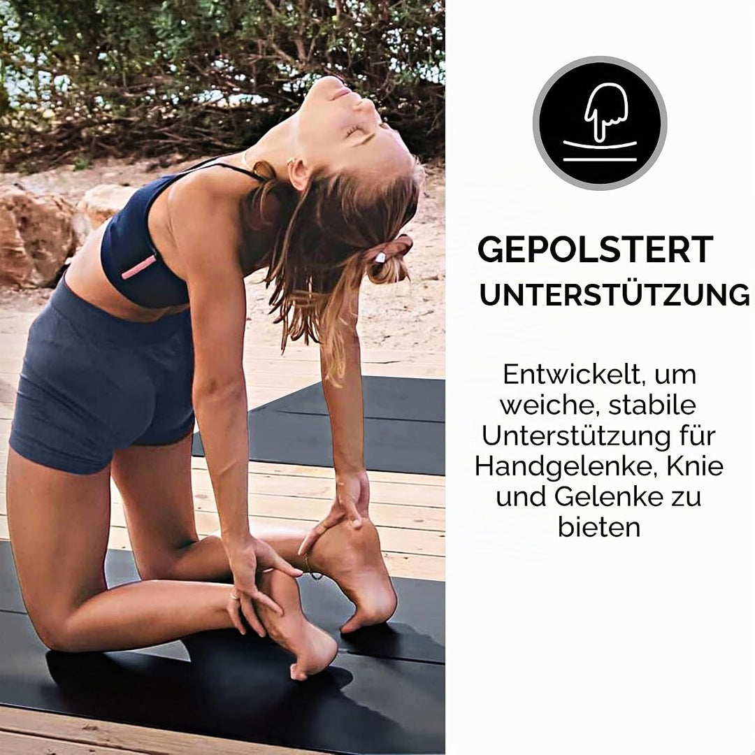 Plyopic Ultra-Grip Pro Yoga-Matte – Unschlagbare Rutschfest Leistung. Schweissresistent. Ausrichtung