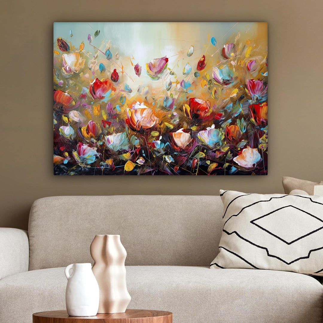 MuchoWow© Leinwände 80x60 cm Wall Decoration Bilder Schlafzimmer Deko Pictures Canvas Painting Wandd