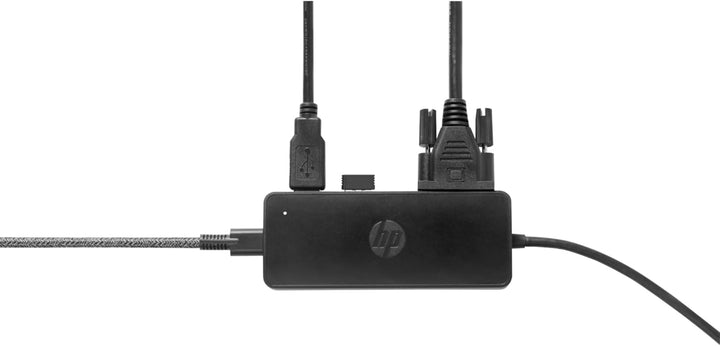 HP 235N8AA USB-C Reisehub G2 (USB Hub, USB C hub, 4 Ports, 2x USB-A, HDMI, VGA) schwarz