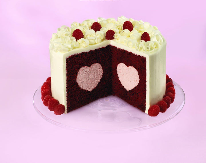 Wilton Heart Tasty-Fill Cake Pan Set Kitchen Tools, Plastic, Silber, 2-Einheiten A 1 - Pack, A 1 - P